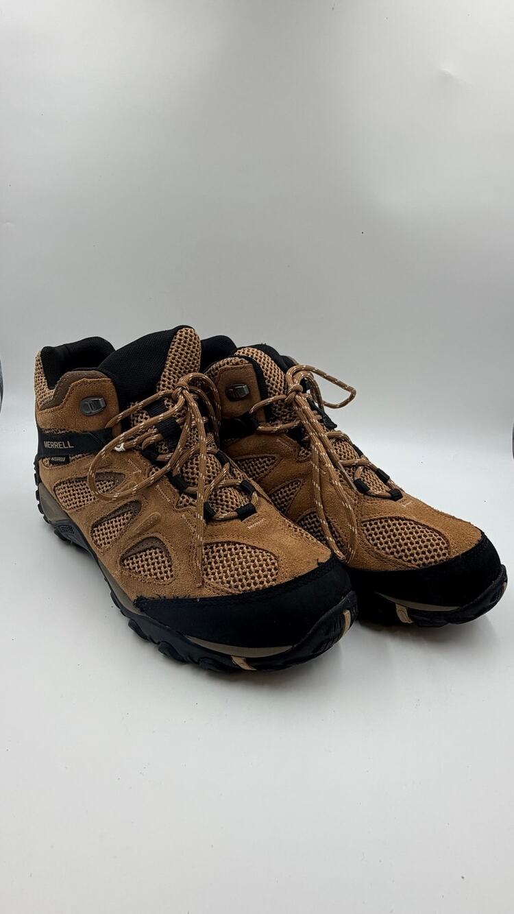 Merrell Yokota 2 Mid Waterproof Hiking Boots Mens 9.5 Brown J036225